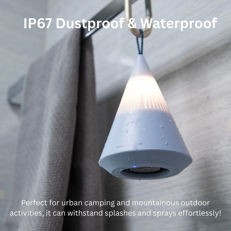 TreSound Q waterproof outdoor Bluetooth speaker dust and water resistant design